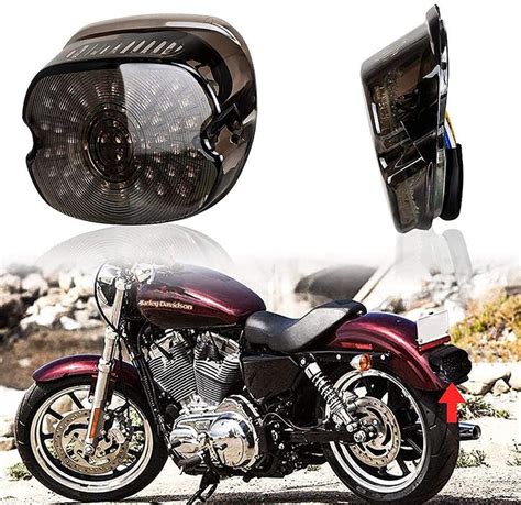Rear Led Brake Light For Harley Sportster Dyna Fxdl Electra Glides Road