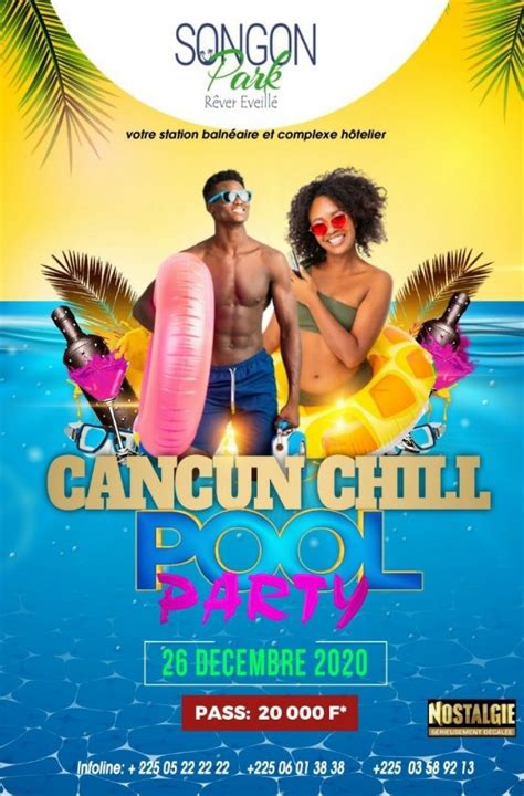 My Place Events Cancun Pool Chill Party