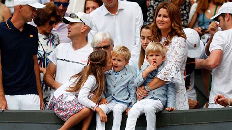 The two met at the 2000 summer olympics and married nine years later. Roger That: Federer's Kids Are Playing Tennis | South ...