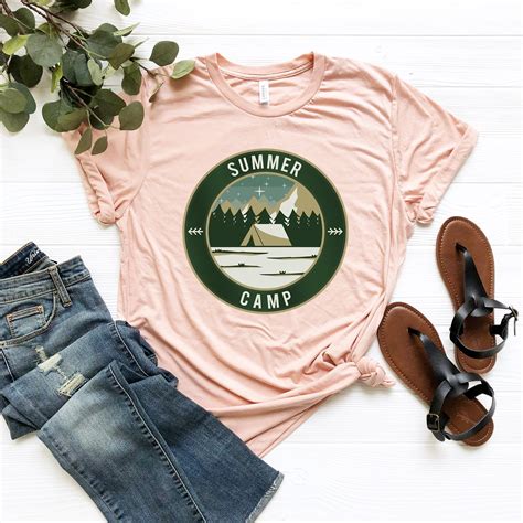 Cool Summer Camp T Shirt Camper Shirt T For Campers Etsy
