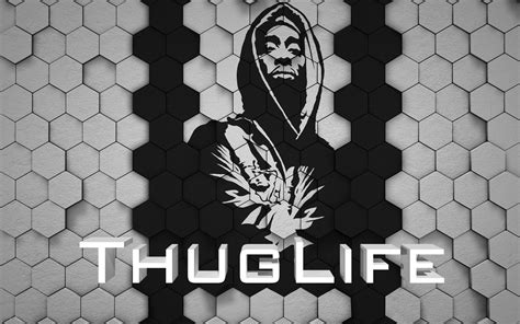 Tupac Shakur Thug Life Wallpapers Wallpaper Cave