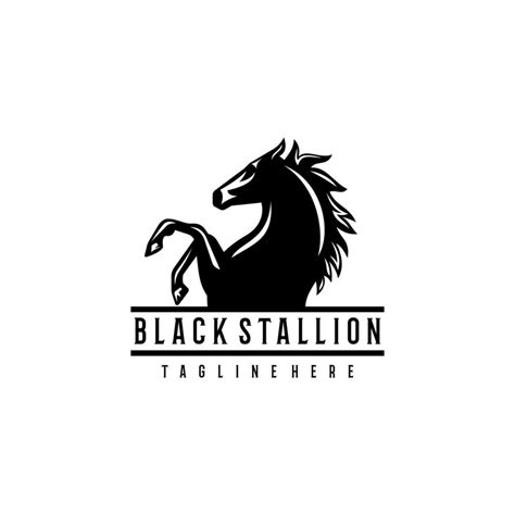 Black Stallion Logo Design Awesome A Black Stallion Silhoutte A Black