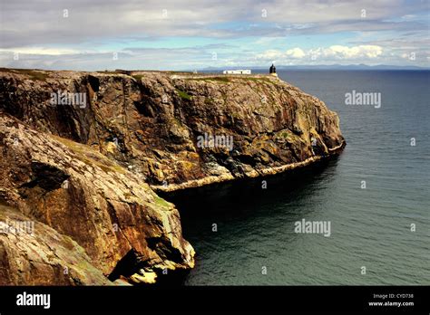 Ushenish Lighthouse South Uist Scotland Stock Photo Alamy