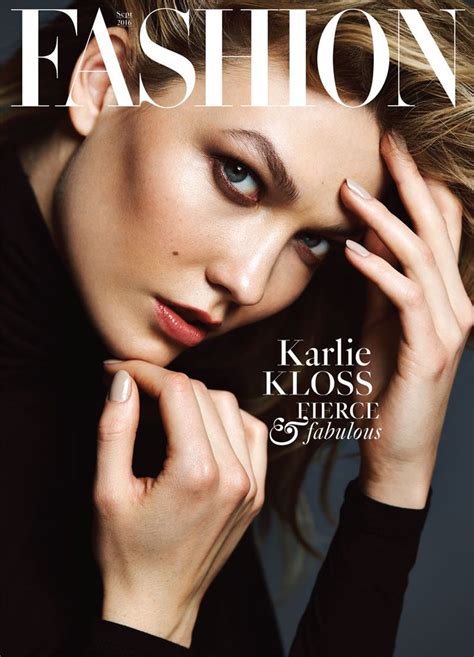 Fashion Magazine Canada September 2016 Covers With Karlie Kloss