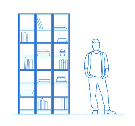 Check spelling or type a new query. IKEA Billy Bookcase - Thin Tall Combination Dimensions ...