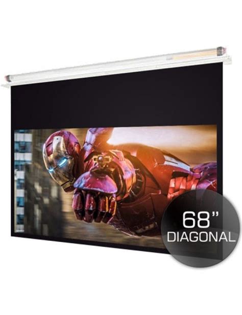 148.7 x 7.0 x 6.3 & 110 lbs. 160cm Ceiling Recessed Projector Screen - Projector ...