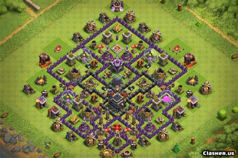 Now you might be wondering, what trophy base meant? Town Hall 9 TH9 Farm Trophy Base v80 - DE protect [With ...