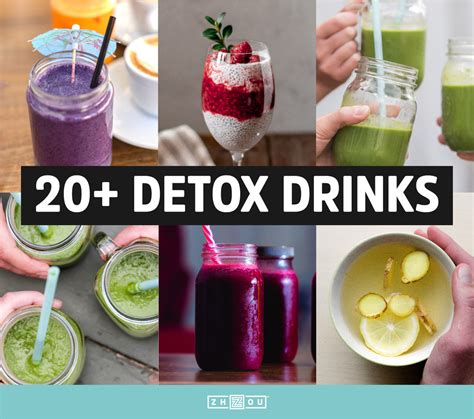 20 Detox Drinks To Improve Your Health Zhou Nutrition