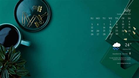 Download Modern Desktop Calendar Wallpaper
