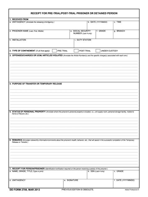 Dd Form 2708 Fill Online Printable Fillable Blank Pdffiller
