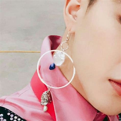 Jimin Jimin Bts Hoop Earrings Jewelry Fashion Moda Jewlery