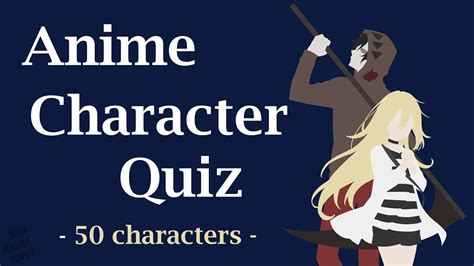 What anime villain are you quiz. Anime Character Quiz - 50 characters - YouTube