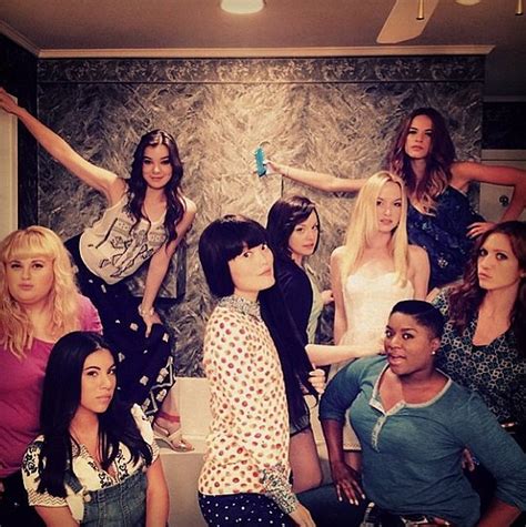 Hana Mae Lee Shared A Photo Of The Pitch Perfect 2 Group 42 Times