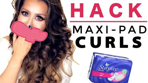 Watch the video explanation about 3 overnight curls & waves for summer! WEIRD Heatless Maxi Pad Curls ★ WAVES OVERNIGHT - YouTube