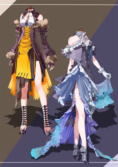 Dress Design Sketches Fashion Design Drawings Costume Design Sketch Anime Outfits Mode