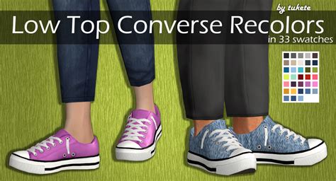 Low Top Converse Recolors
