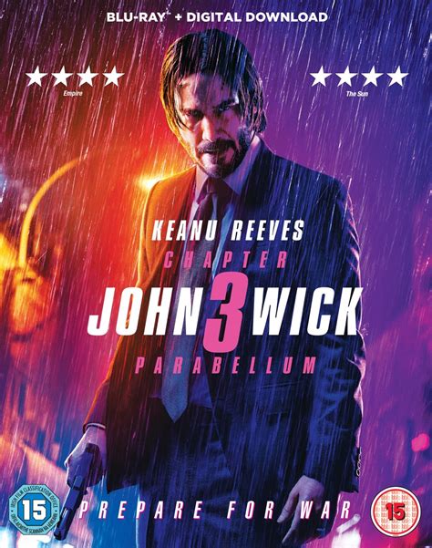John Wick Chapter 3 Parabellum Blu Ray Free Shipping Over £20