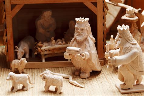 Wooden Nativity Scene Free Stock Photo Public Domain Pictures