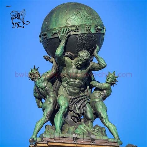 Blve Bronze Hand Of God Sculpture Naked Man Huge Metal Garden Statue