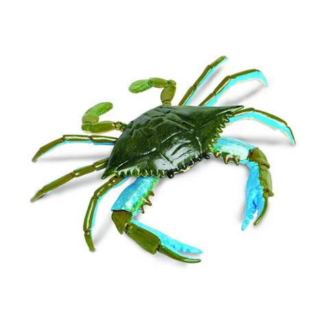 Blue Crab Animal Figure Safari Kids Ocean Toys Sea Life Radar Toys