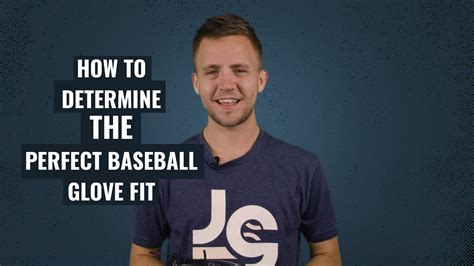 How To Determine The Perfect Baseball Glove Fit Youtube