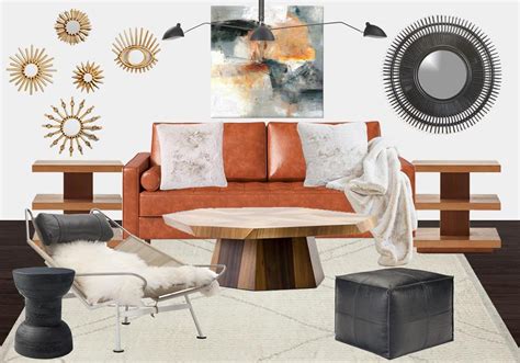 How To Design Cosy Living Room With Burnt Orange Sofa Urvission