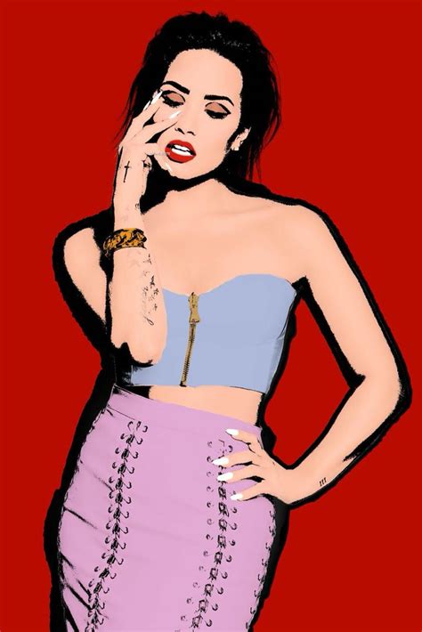 Demi Fan Art Fan Art Colorful Art Demi Lovato