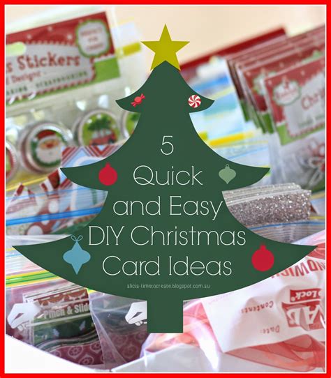 Browse our premade christmas cards templates. 5 Quick and Easy DIY Christmas Card Ideas - Paper Craft ...