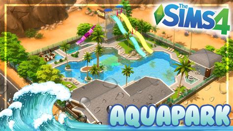 Mrolkans Water Park The Sims 4 Speed Community Lot Build Aquapark