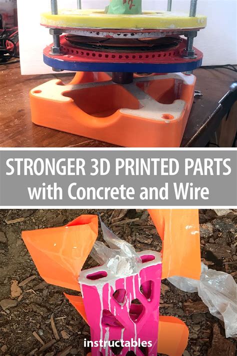 3d Printed Parts Faster Stronger Cheaper With Concrete And Wire Or