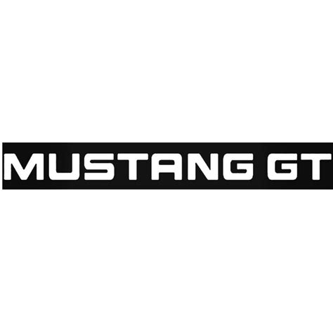 Buy Ford Mustang Gt Windshield Banner Sticker Online