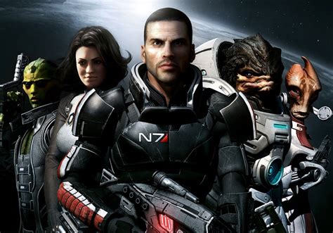 Main Characters Art Mass Effect 2 Art Gallery