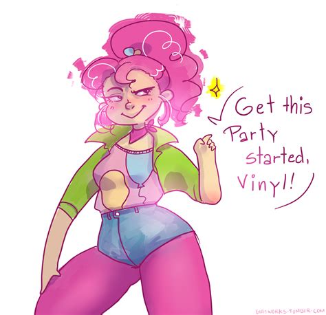 Safe Artist Glasmond Pinkie Pie Human Alternate Hairstyle