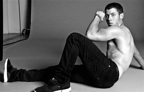 Shirtless Nick Jonas In Robins Jean For Flaunt Magazine