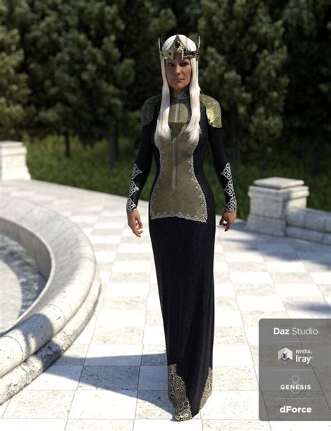 Dforce Queen Regent Outfit For Genesis 8 Female S Render State