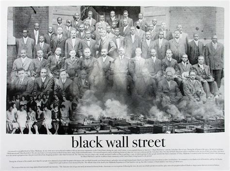 What would you say is the hardest part about running your business? Black Wall Street Poster African American Black History