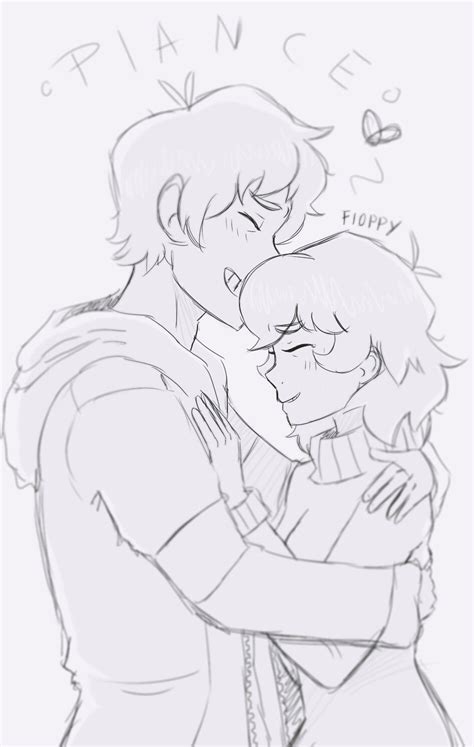 Lance Gives Pidge Some Romantic Love Sketch Drawing From Voltron