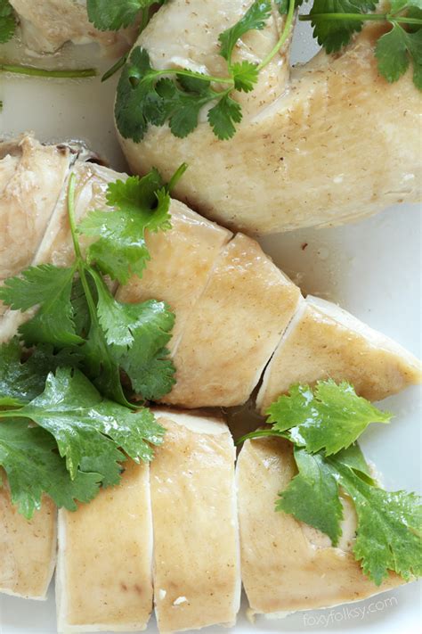A chile sauce, a ginger sauce, and a sweet, dark black soy sauce. Hainanese Chicken Rice with 3 dipping sauces | Foxy Folksy