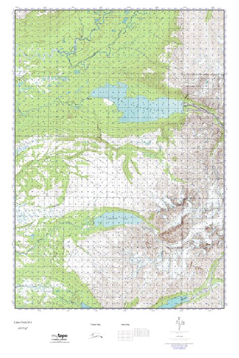 Mytopo Lake Clark D 3 Alaska Usgs Quad Topo Map