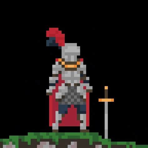 7 Best Medieval Pixel Art Images On Pinterest Game Design Knight