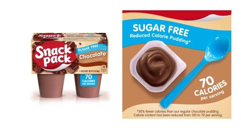Amazon Offer 48 Count Snack Pack Sugar Free Chocolate Pudding Cups 9
