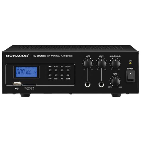 Toystory.mp4 (available in download folder). Mono PA Mixing Amplifier with Integrated MP3 Player USB & SD Card Slot