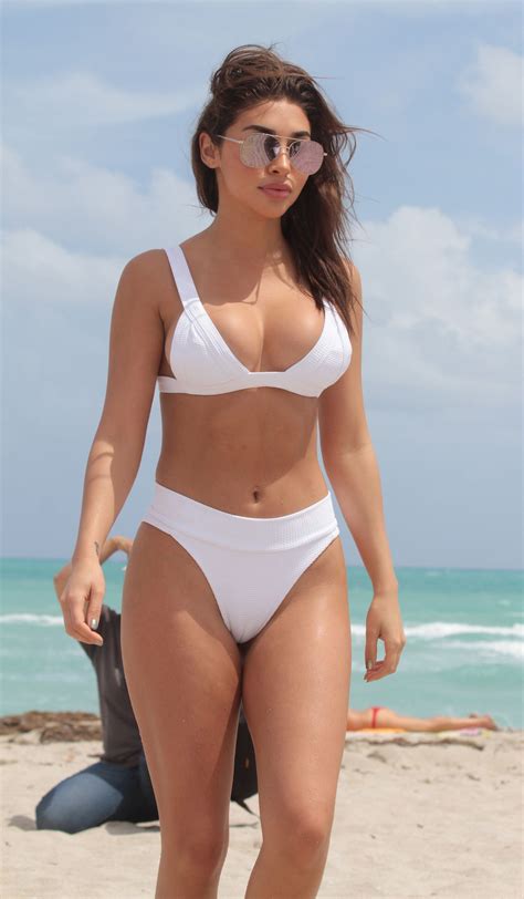 Chantel Jeffries In White Bikini At Miami Beach 3 25 2017 CelebMafia