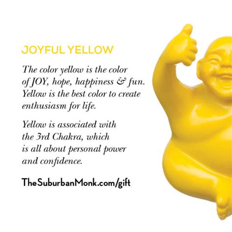 Joyful Yellow The Suburban Monk