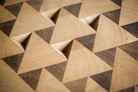 Atlas Table In Geometric Wood By Fundamental Homeli Geometric Wood