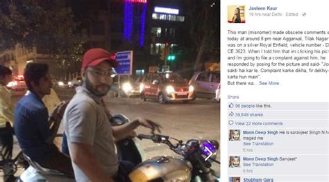 Delhi Girls Post Of Harasser Goes Viral On Facebook Police Arrest