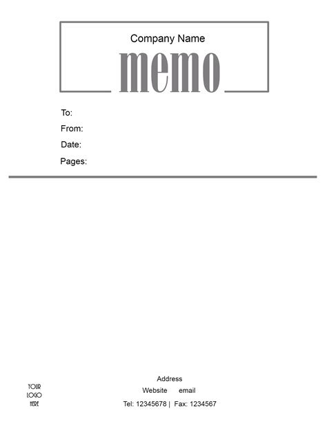 Microsoft Word Memo Templates Memo Examples Memo Template Memo Gambaran