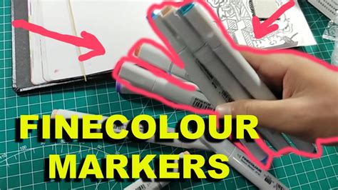 FINECOLOUR MARKERS REVIEW YouTube