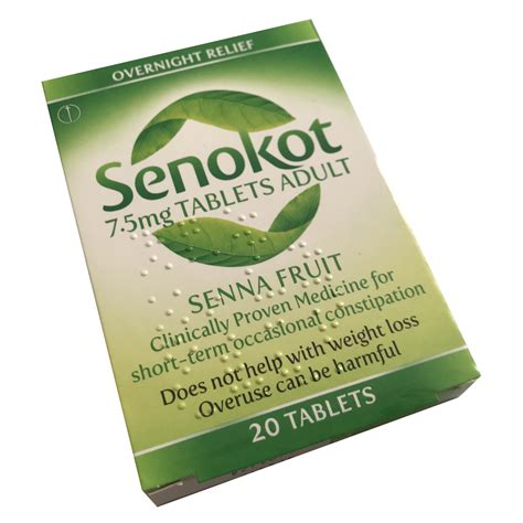Senokot 7 5mg Tablets Overnight Constipation Relief Postmymeds