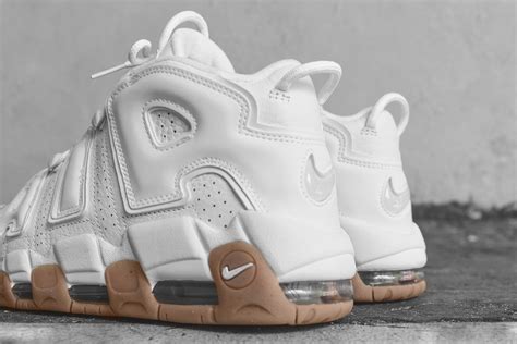 Nike Air More Uptempo White Gum Sneakers Cute Nike Shoes Swag Shoes